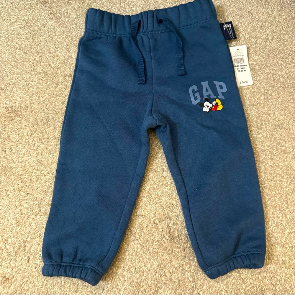 Brand new GAP c Mickey baby joggers